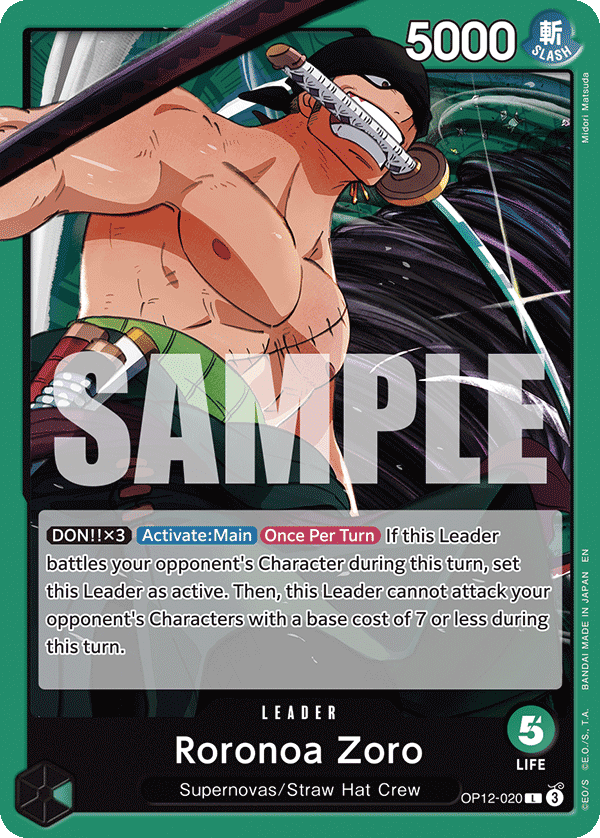 Líder Roronoa Zoro